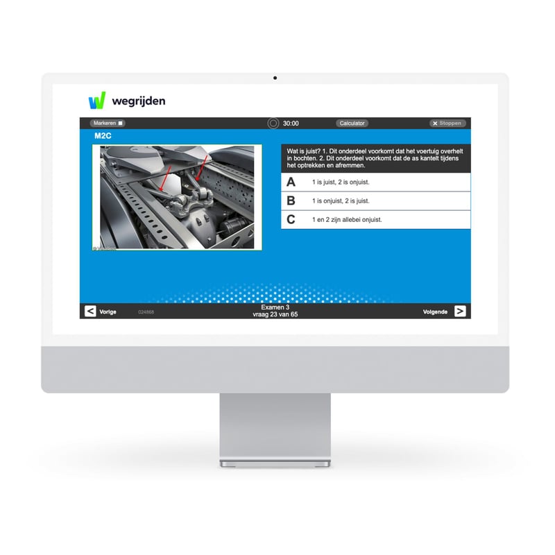 Vrachtwagen Examentraining 7,5 uur + Code 95