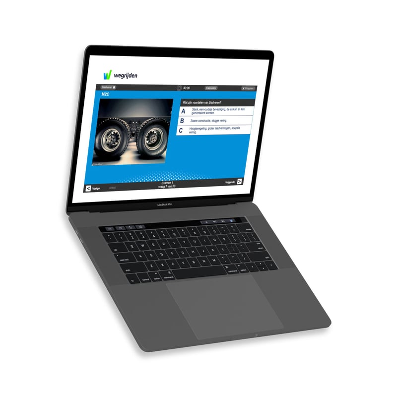 Vrachtwagen Examentraining 7,5 uur + Code 95