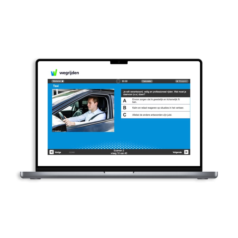 Taxi Examentraining 5 uur